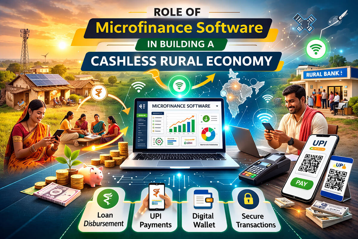 Role of microfinance software in building a cashless rural economy in India